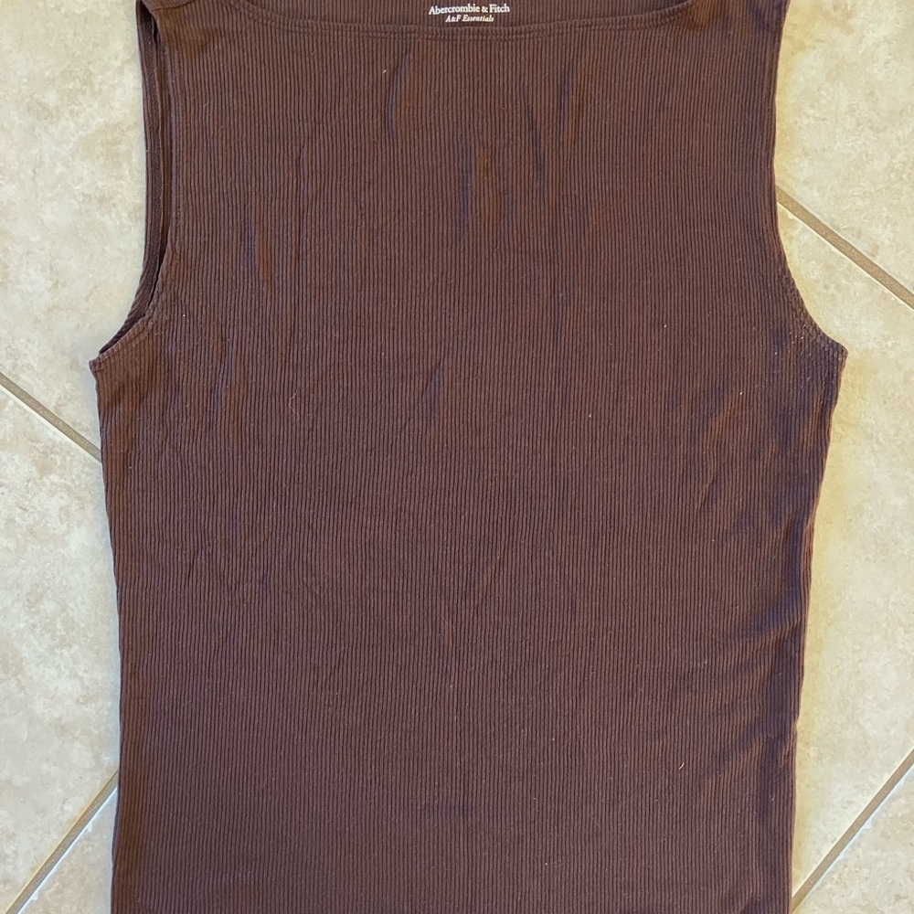 Abercrombie & Fitch Chocolate Brown Tank Top